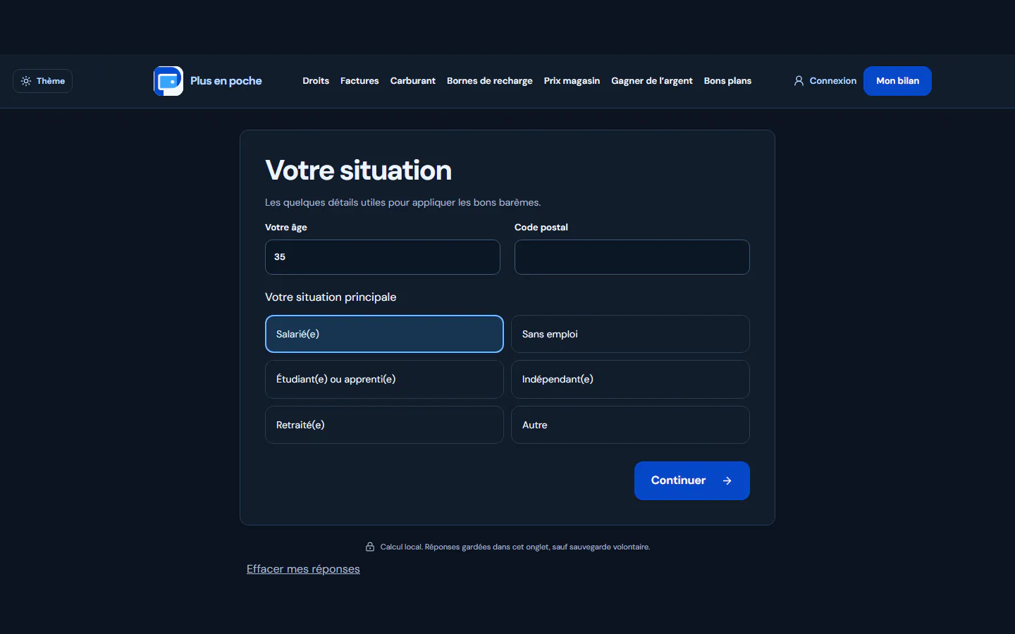 Plus en Poche benefits questionnaire